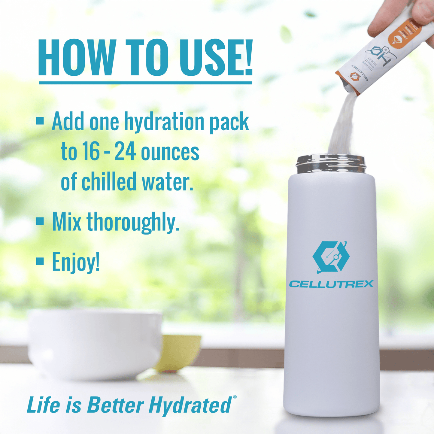 H2O ELECTROLYTES™ - Watermelon | Zero Sugar Electrolyte Powder-4