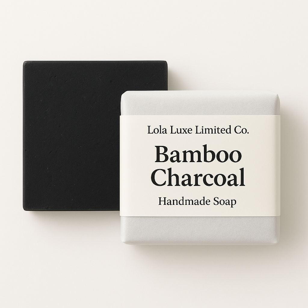 Bamboo Charcoal Detox Handmade Soap Bar-0